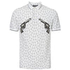 Dolce & Gabbana Hvid Bomuldspoloshirt