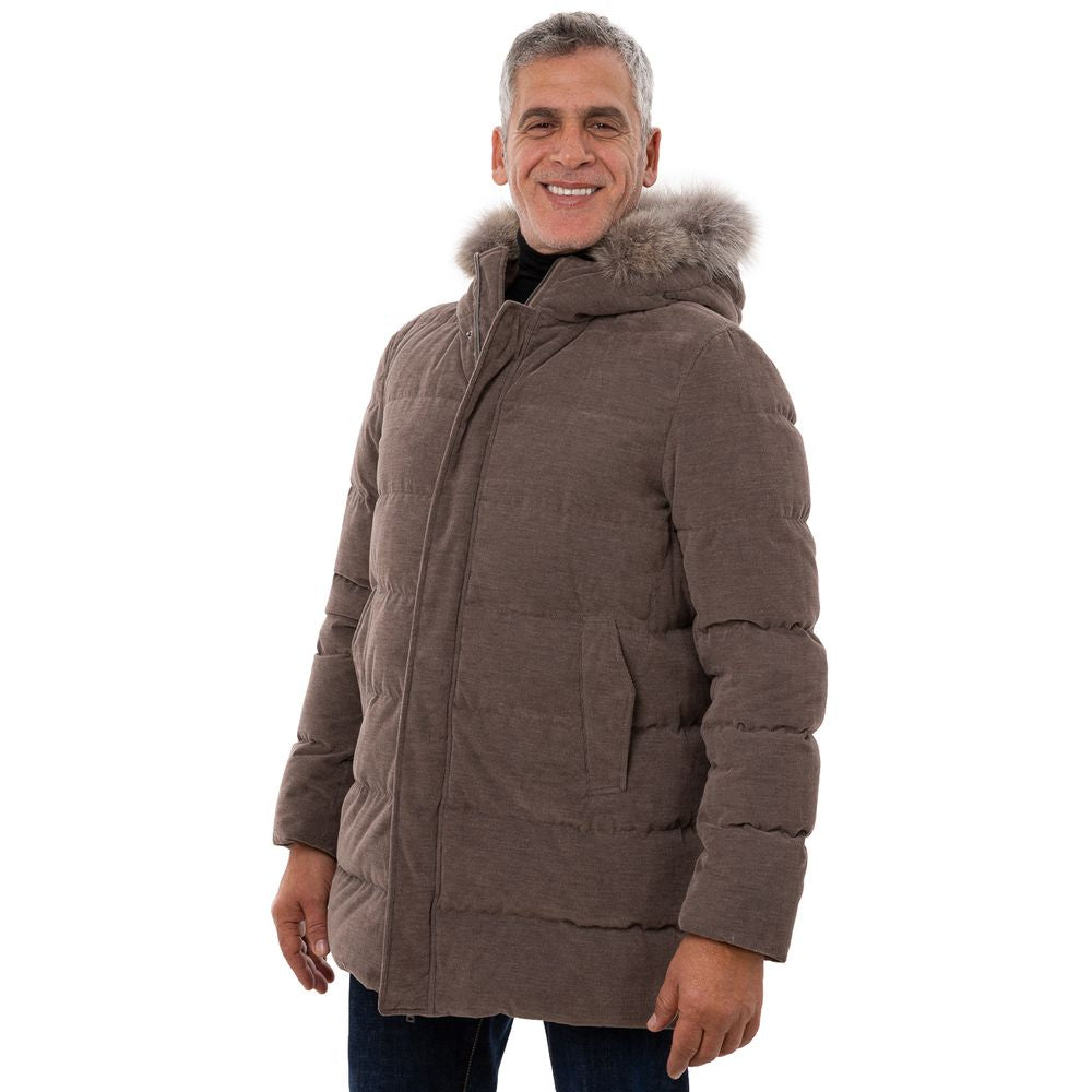 Herno Brun Bomuldsjakke