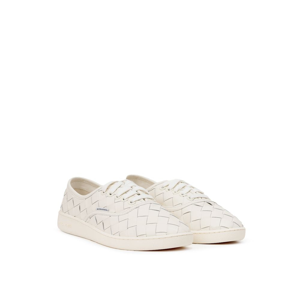 Bottega Veneta Hvid Lædersneaker