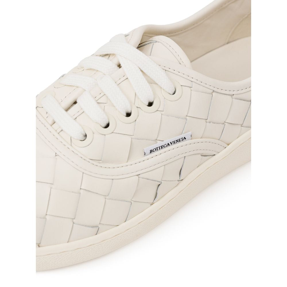 Bottega Veneta Hvid Lædersneaker