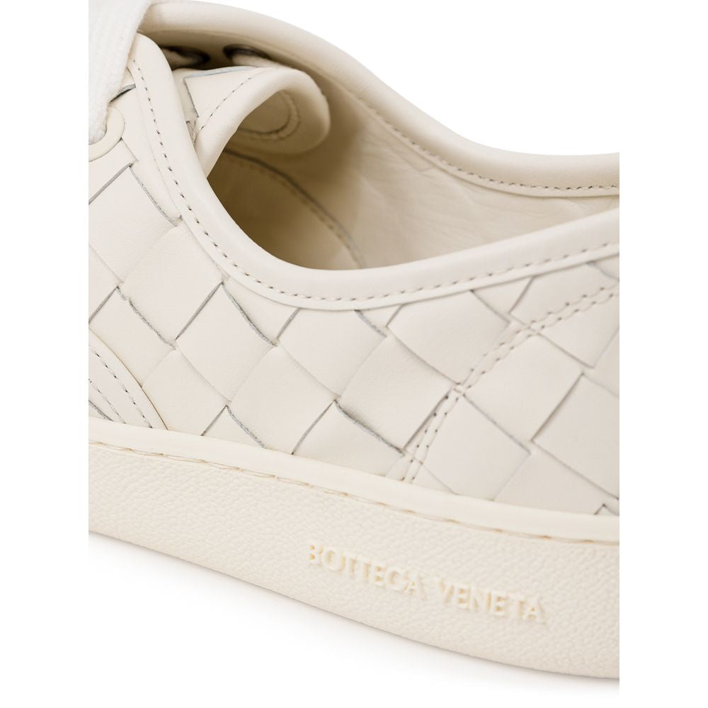 Bottega Veneta Hvid Lædersneaker
