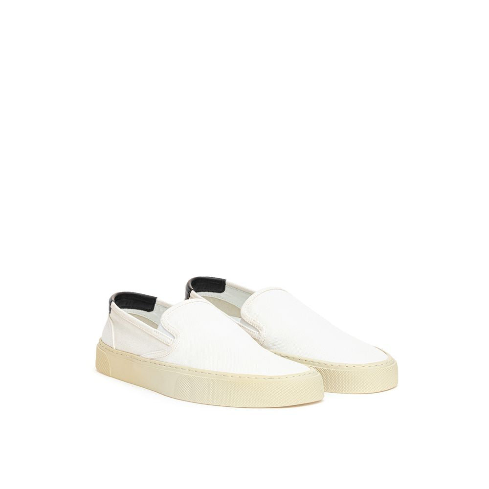 Saint Laurent hvid bomuldssneaker