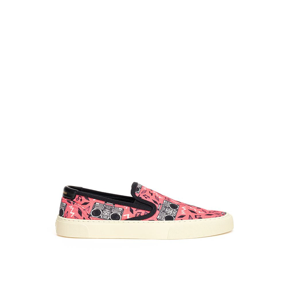 Saint Laurent lyserød bomuldssneaker