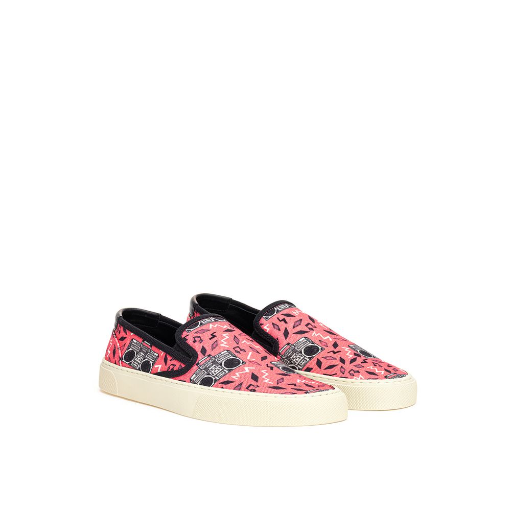 Saint Laurent lyserød bomuldssneaker