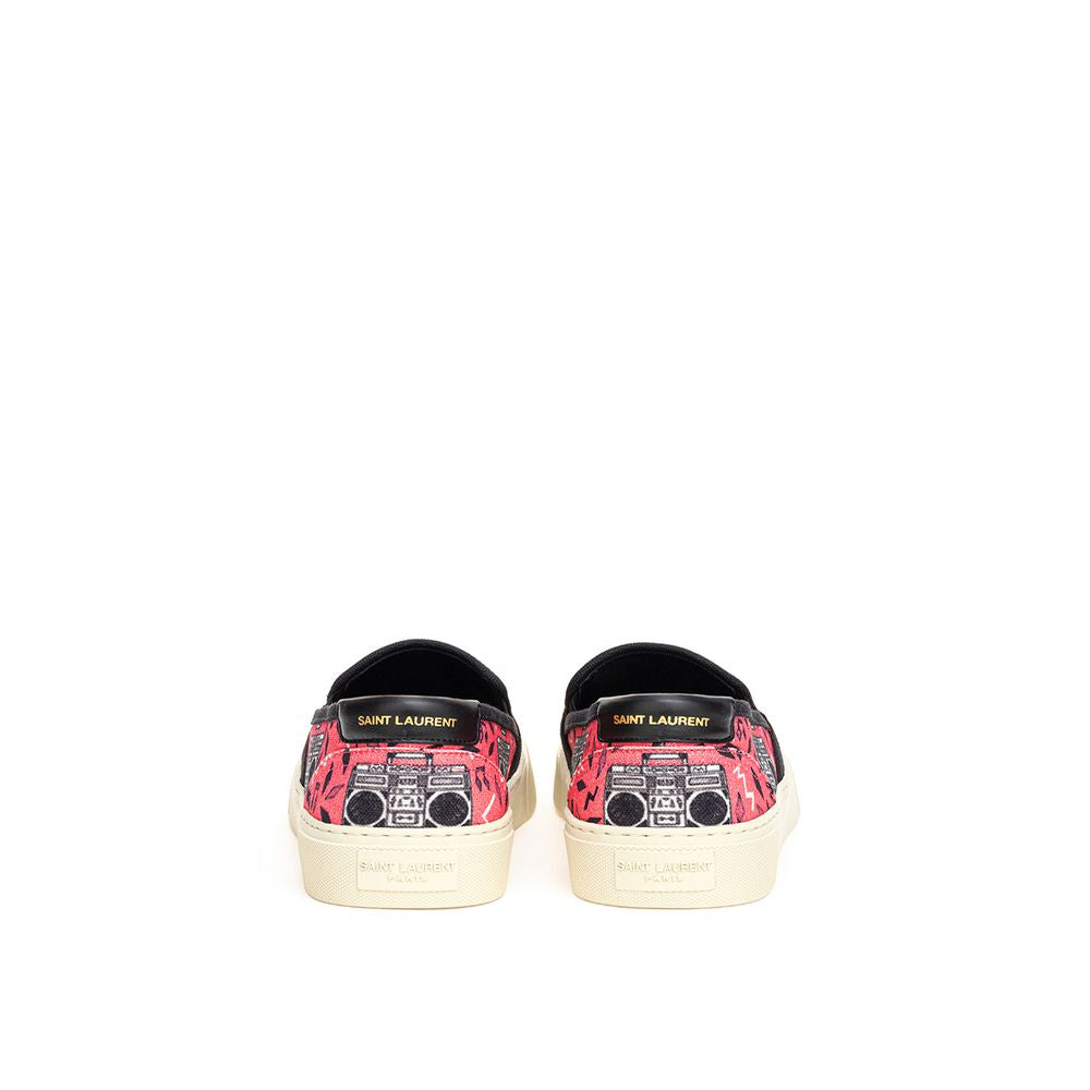 Saint Laurent lyserød bomuldssneaker