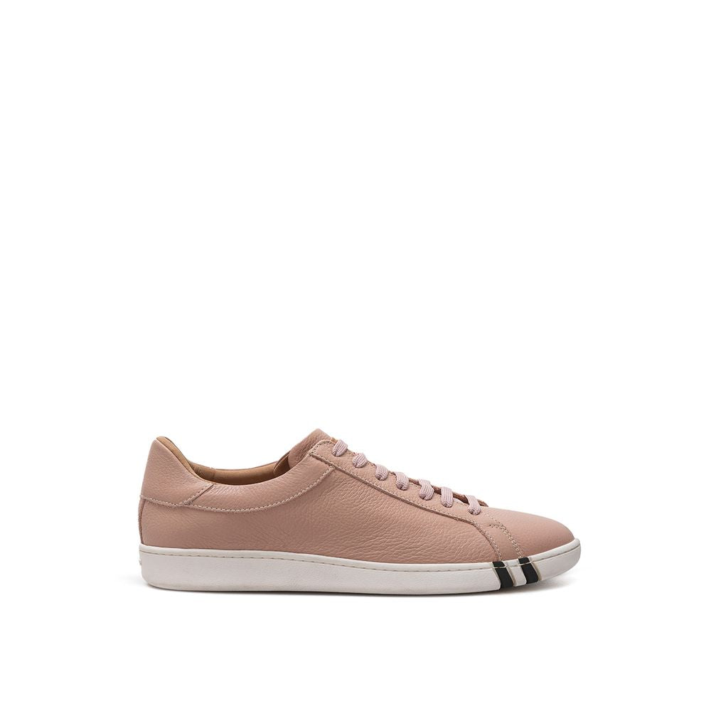 Bally Elegante Pink Lædersneakers til Kvinder