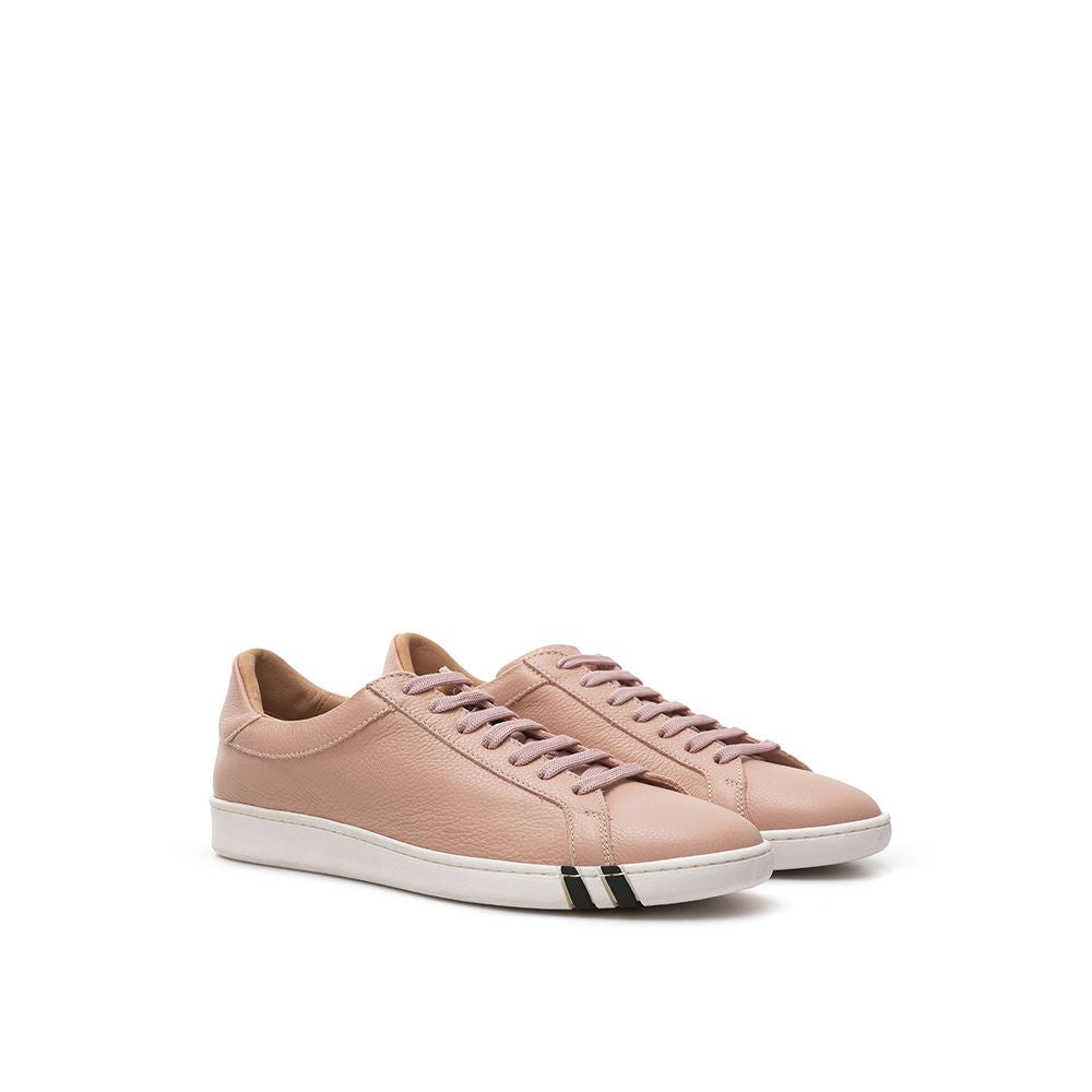 Bally Elegante Pink Lædersneakers til Kvinder