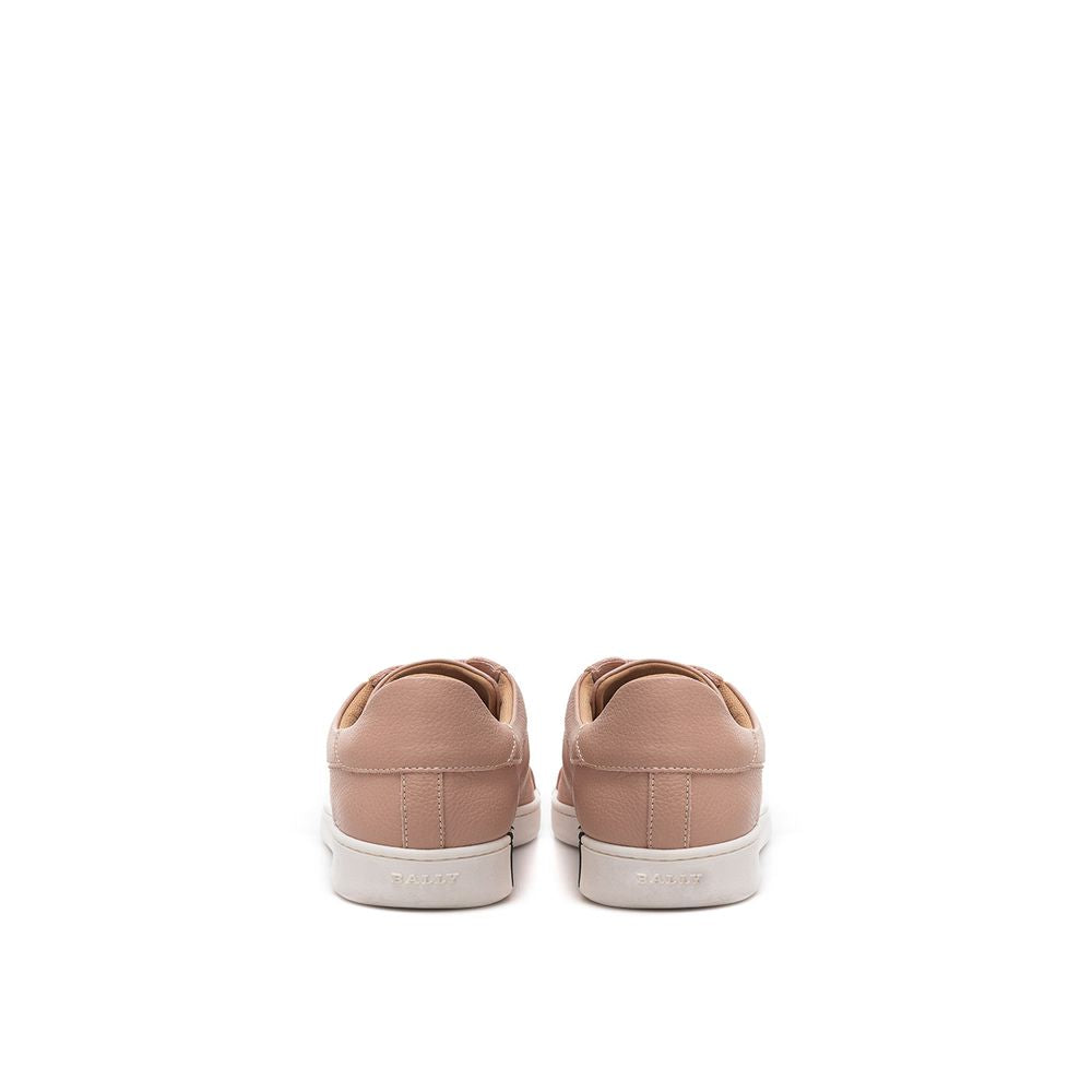 Bally Elegante Pink Lædersneakers til Kvinder