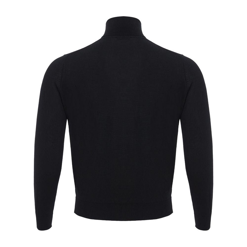 Colombo italiensk kashmir luksus sort sweater