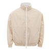 Armani Exchange Beige Polyamidjakke til den moderne mand