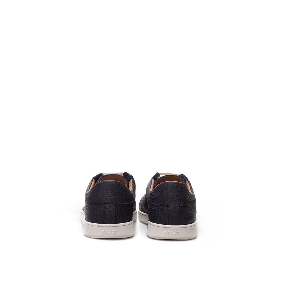 Bally elegante blå lædersneakers til mænd