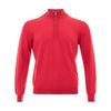 Gran Sasso Elegant Crimson Uld T-shirt til Herrer
