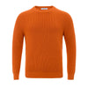 Gran Sasso italiensk bomulds chic orange sweater
