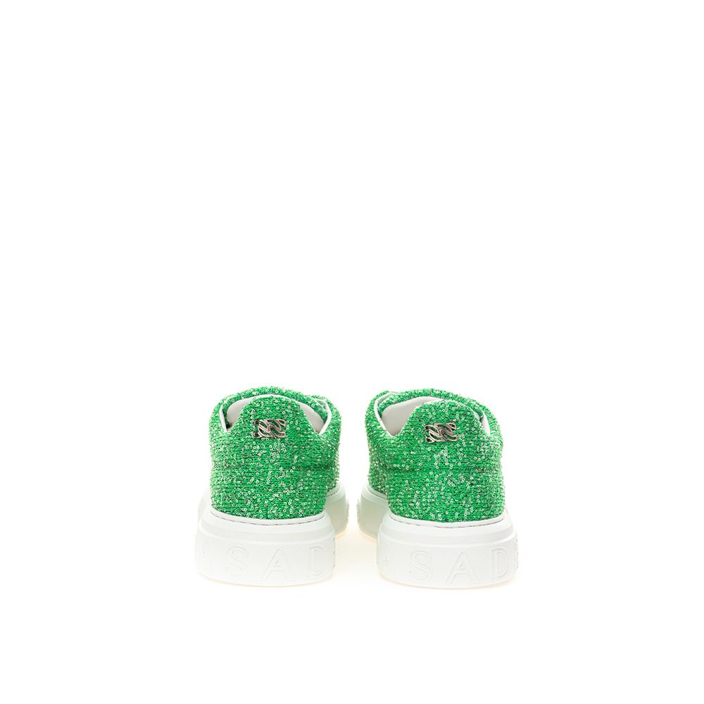Casadei Emerald Elegance Lædersneakers