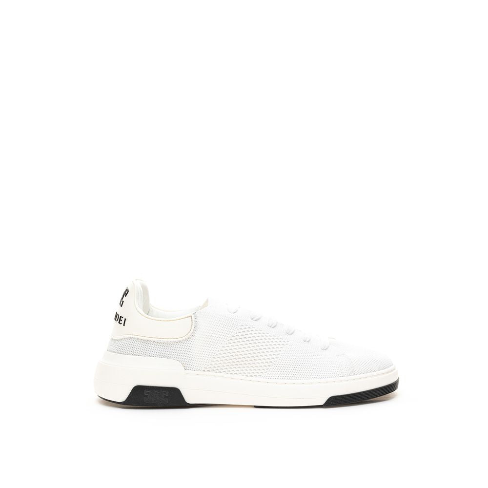 Casadei Elegante Hvide Lædersneakers