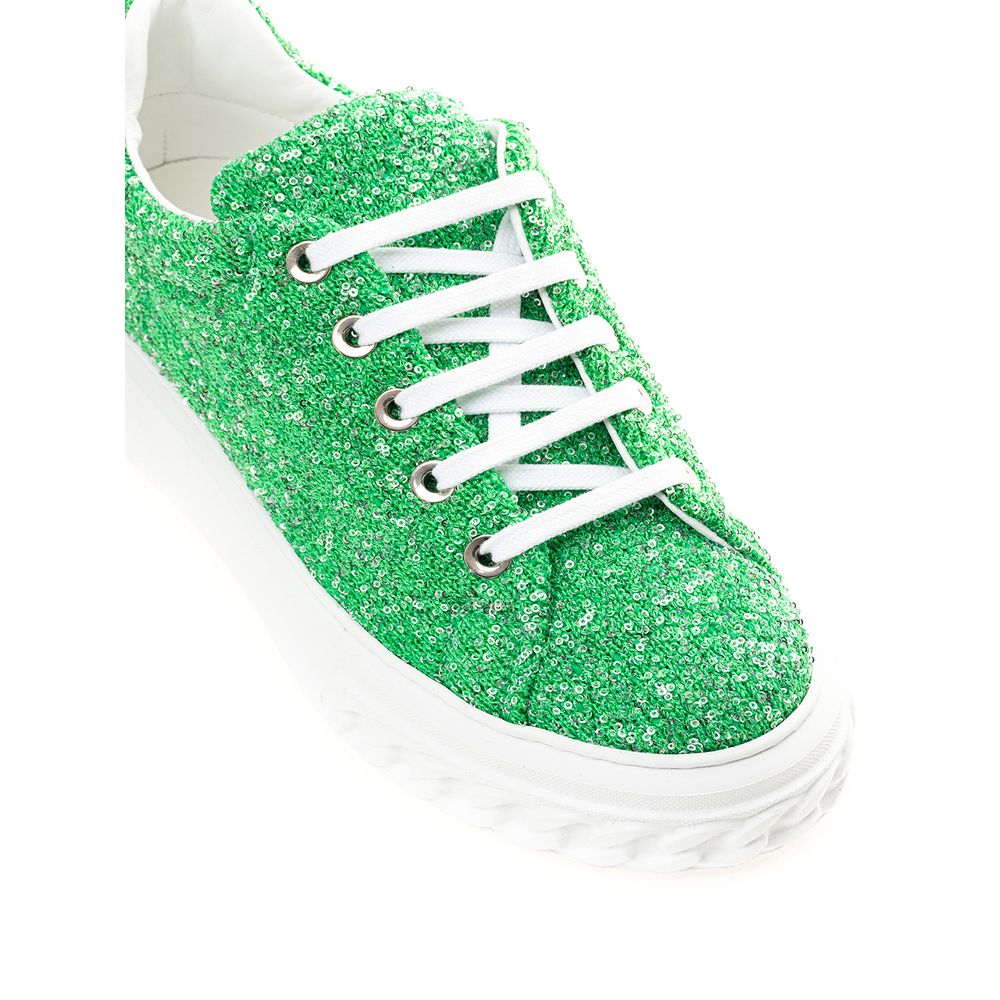 Casadei Emerald Elegance Lædersneakers