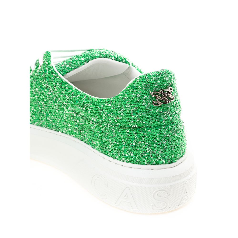 Casadei Emerald Elegance Lædersneakers