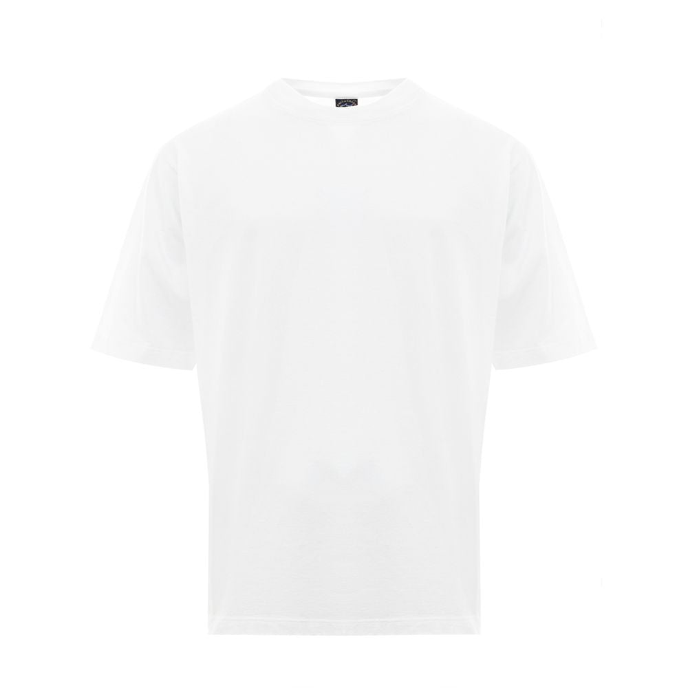 Paul & Shark Hvid Bomulds T-shirt