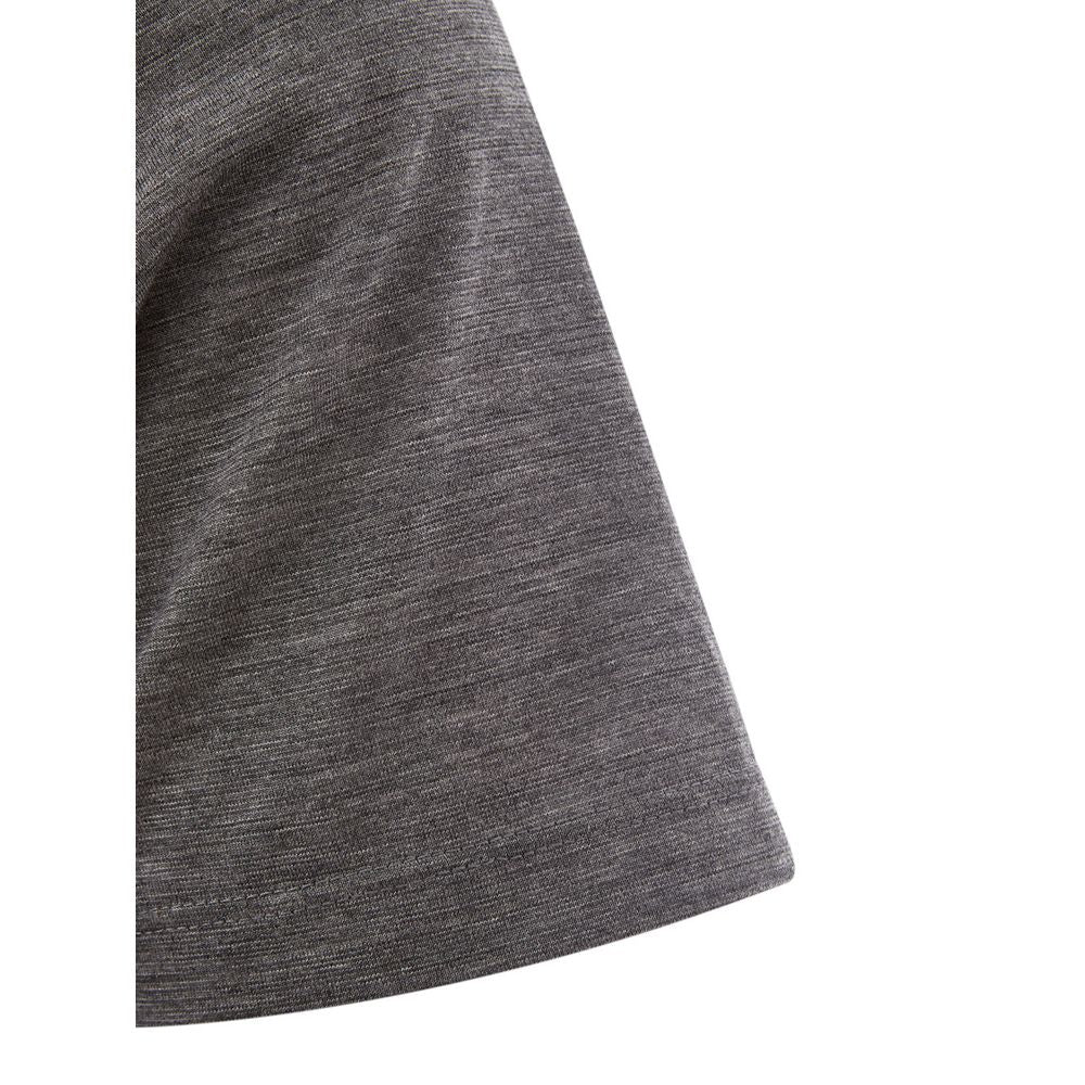 Lardini Elegant Grå Uld Designer T-shirt