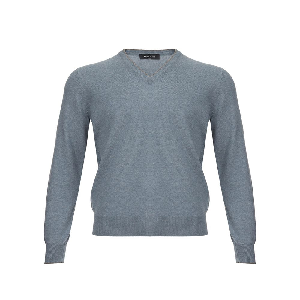 Gran Sasso Elegant Cashmere Sweater i Chic Grå