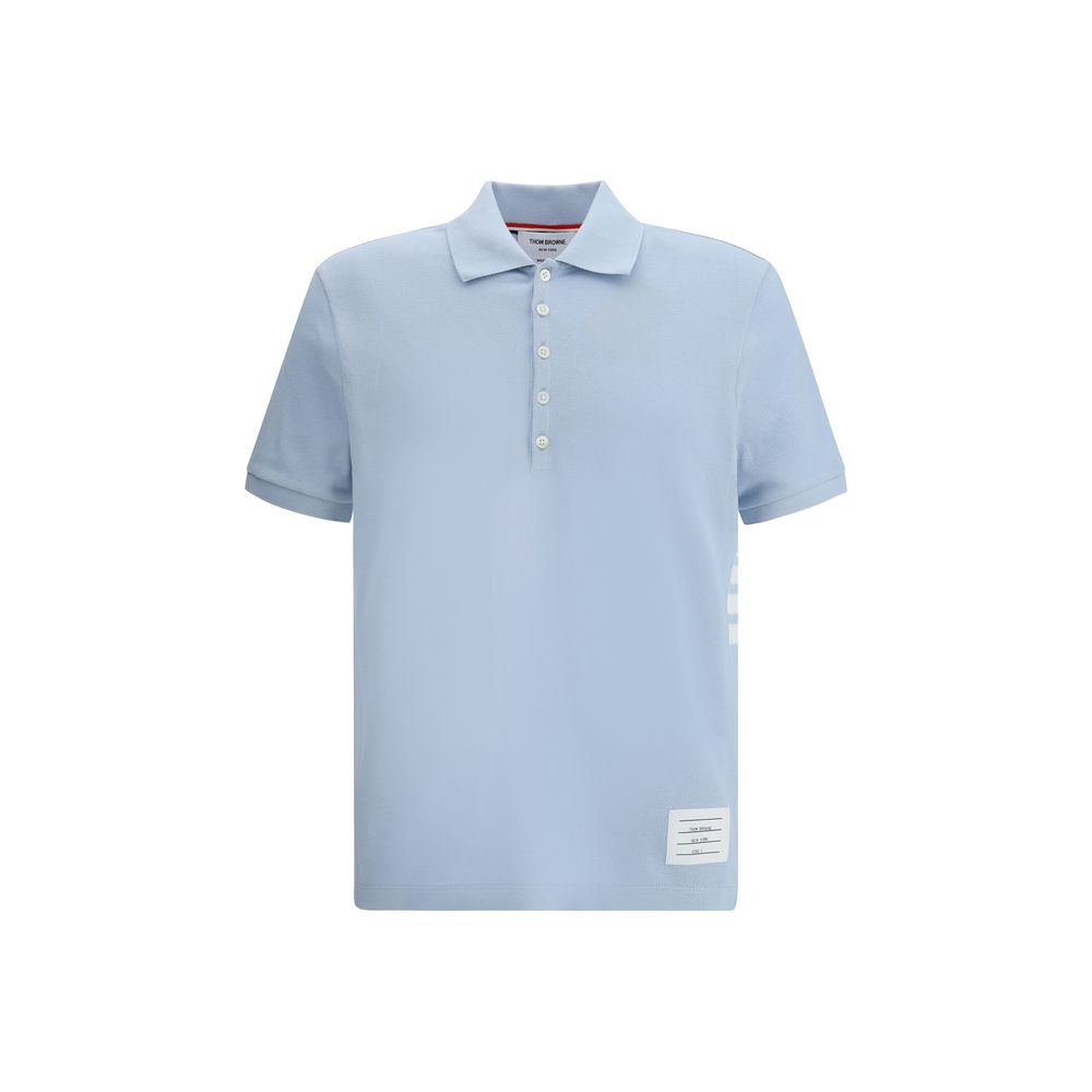 Thom Browne poloshirt med ikoniske bånd