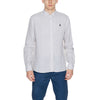 US POLO ASSN. Beige hørskjorte