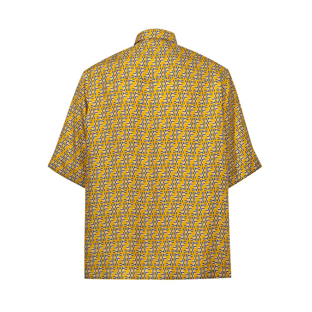 Fendi Gul Silkeskjorte