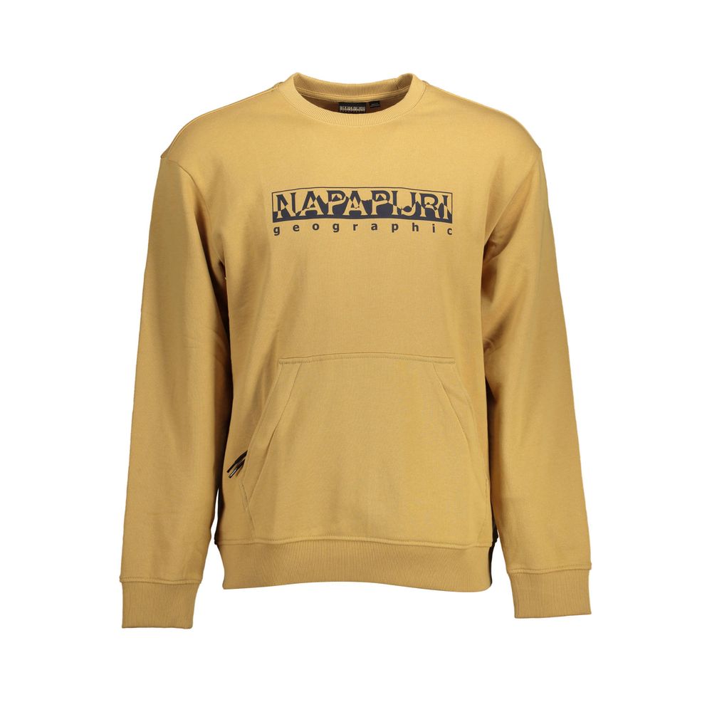 Napapijri Beige Bomulds Herretrøje