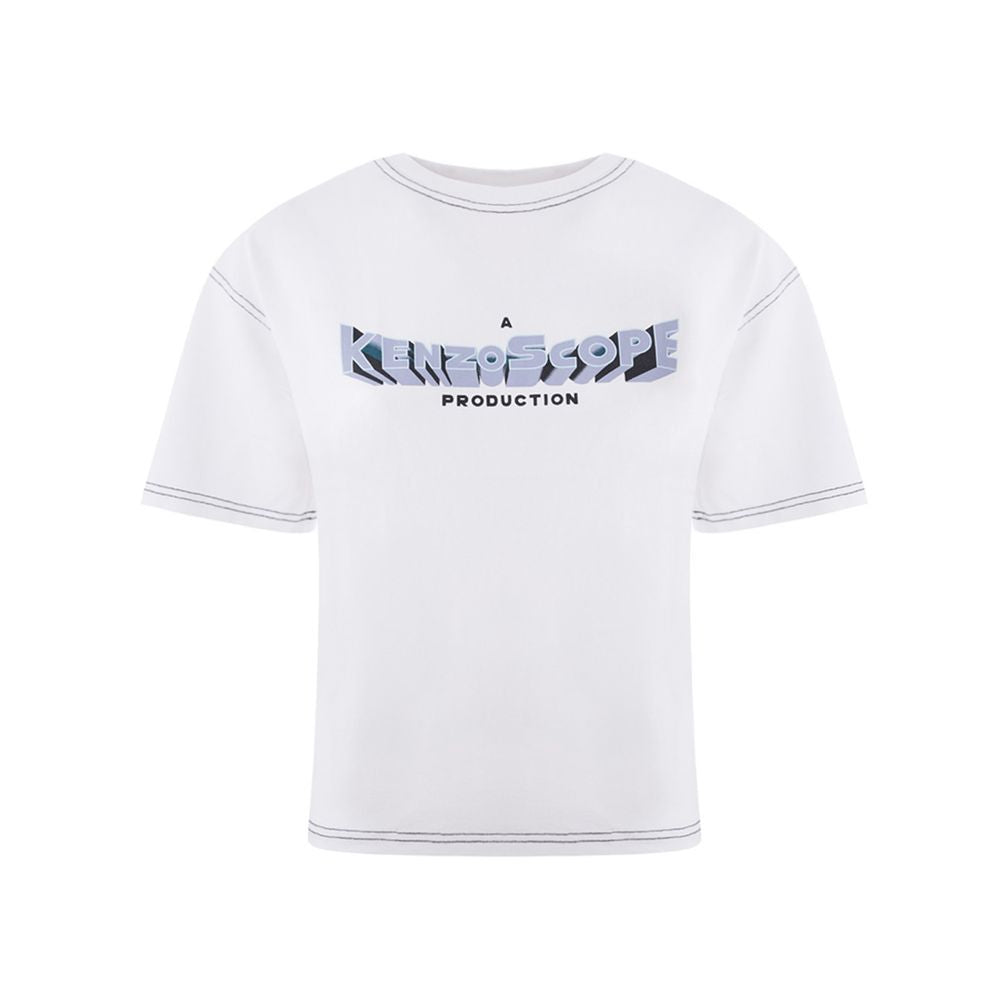 Kenzo Elegant Hvid Bomuldstop til Kvinder