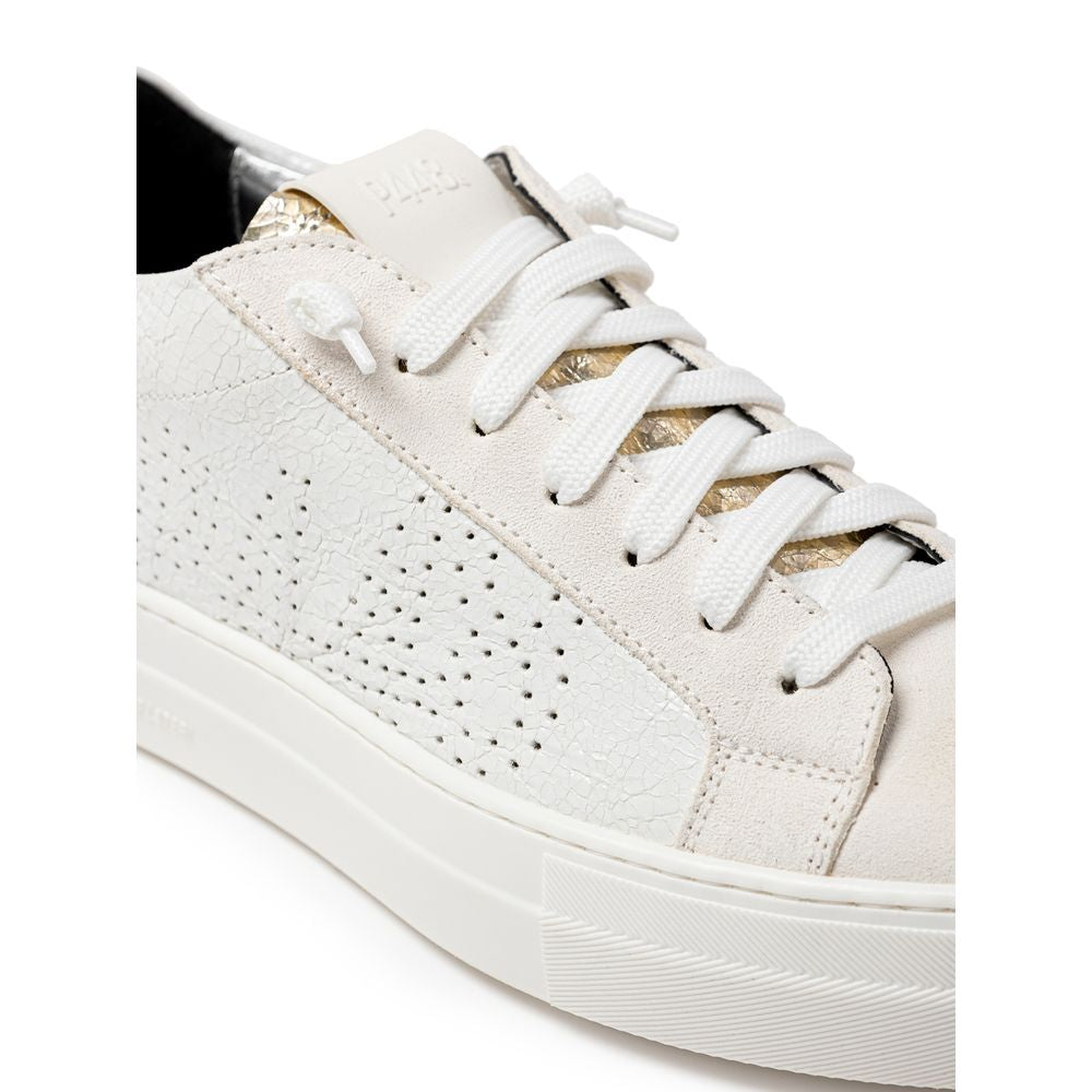 P448 Hvid Lædersneaker