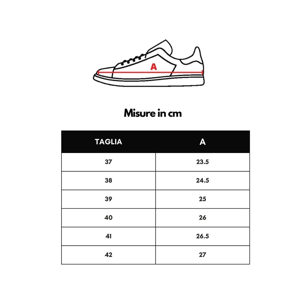 P448 Hvid Lædersneaker