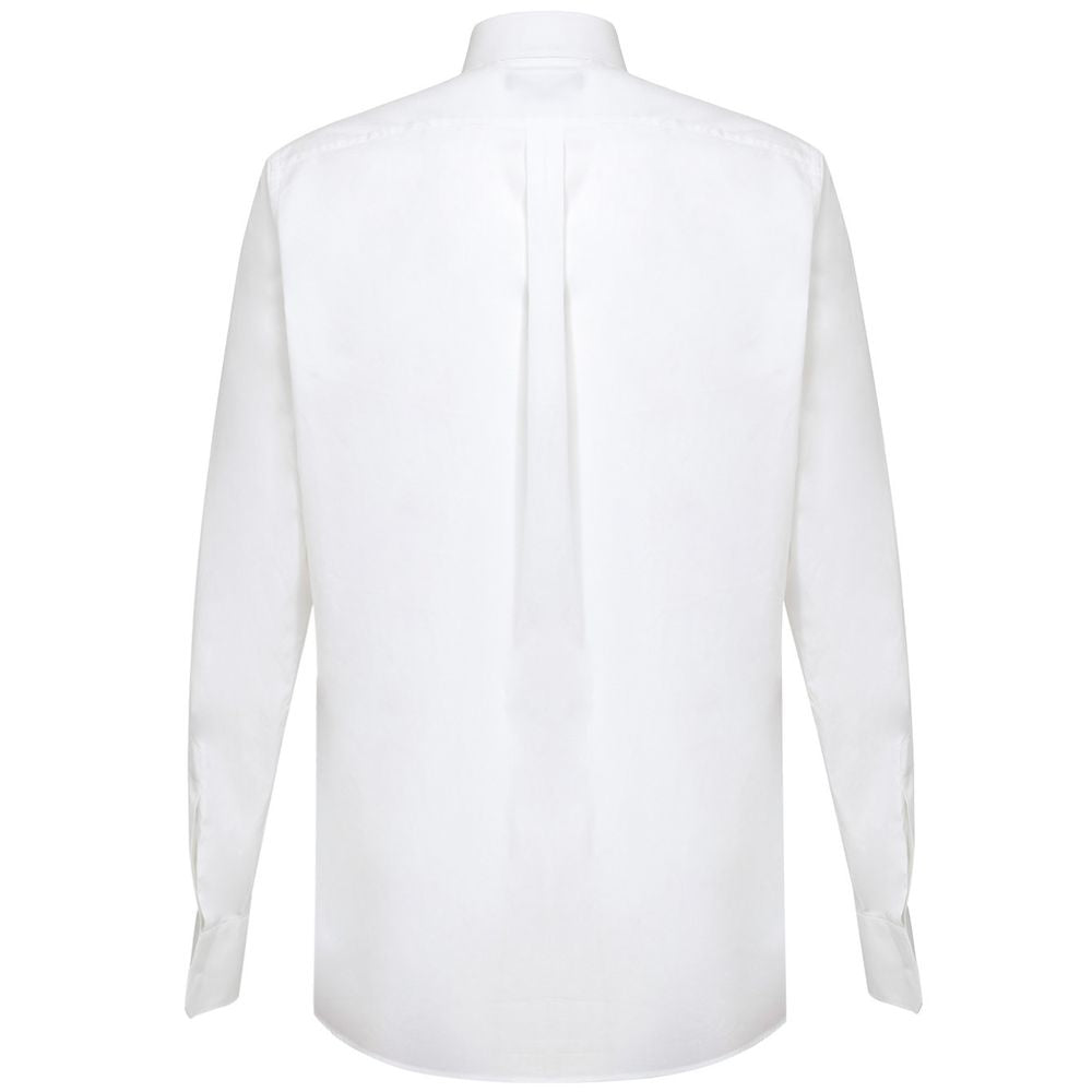 Dolce & Gabbana Hvid Bomuldsskjorte