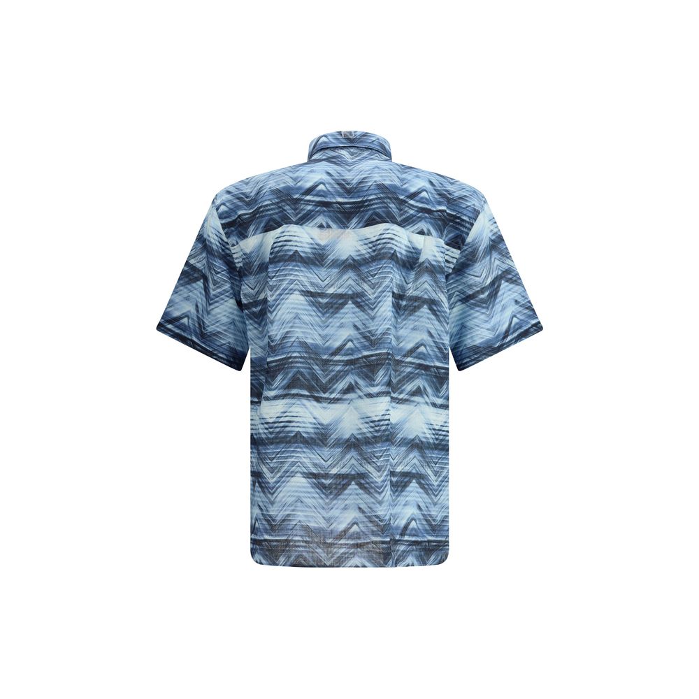 Missoni kortærmet skjorte med zigzag-mønster