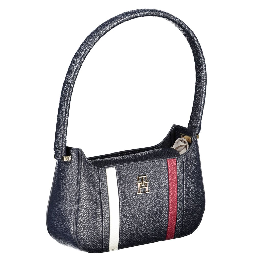 Tommy Hilfiger blå polyethylen håndtaske