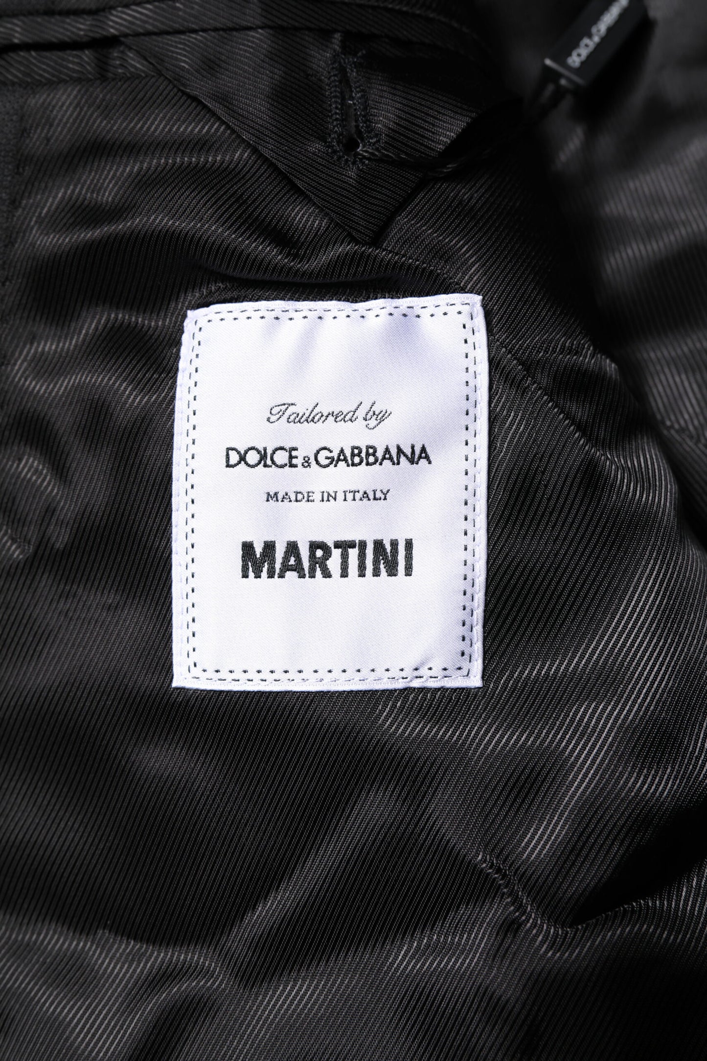 Dolce & Gabbana Sort Enkeltradet Herrefrakke MARTINI Blazer