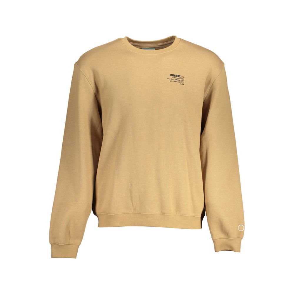 Guess Jeans Beige Bomuld Herretrøje
