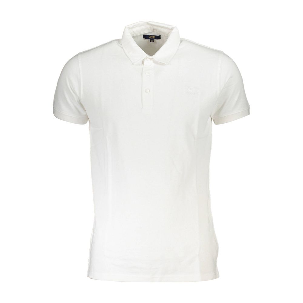 Cavalli Class hvid bomuldspoloshirt