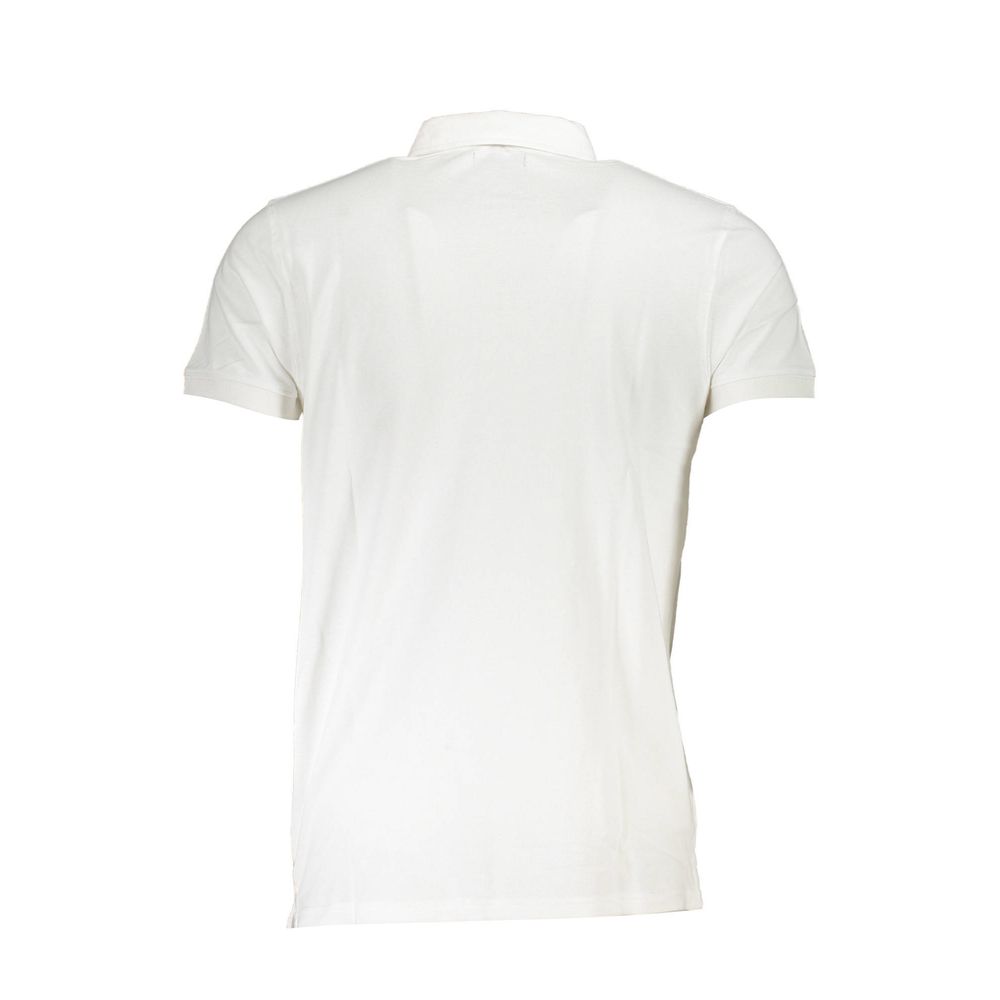 Cavalli Class hvid bomuldspoloshirt