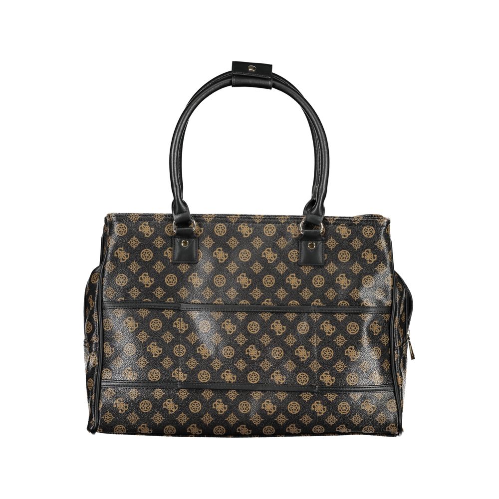 Guess Jeans Brun Polyethylen Håndtaske