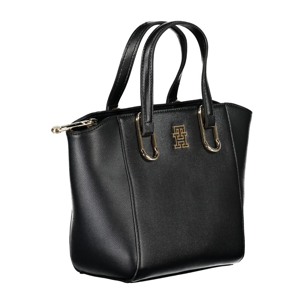Tommy Hilfiger sort polyethylen håndtaske