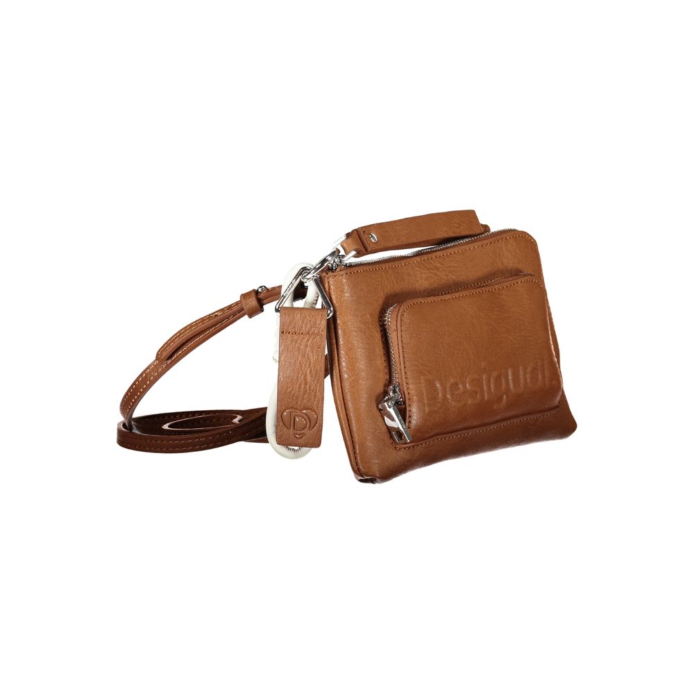 Desigual Brun Polyethylen Håndtaske