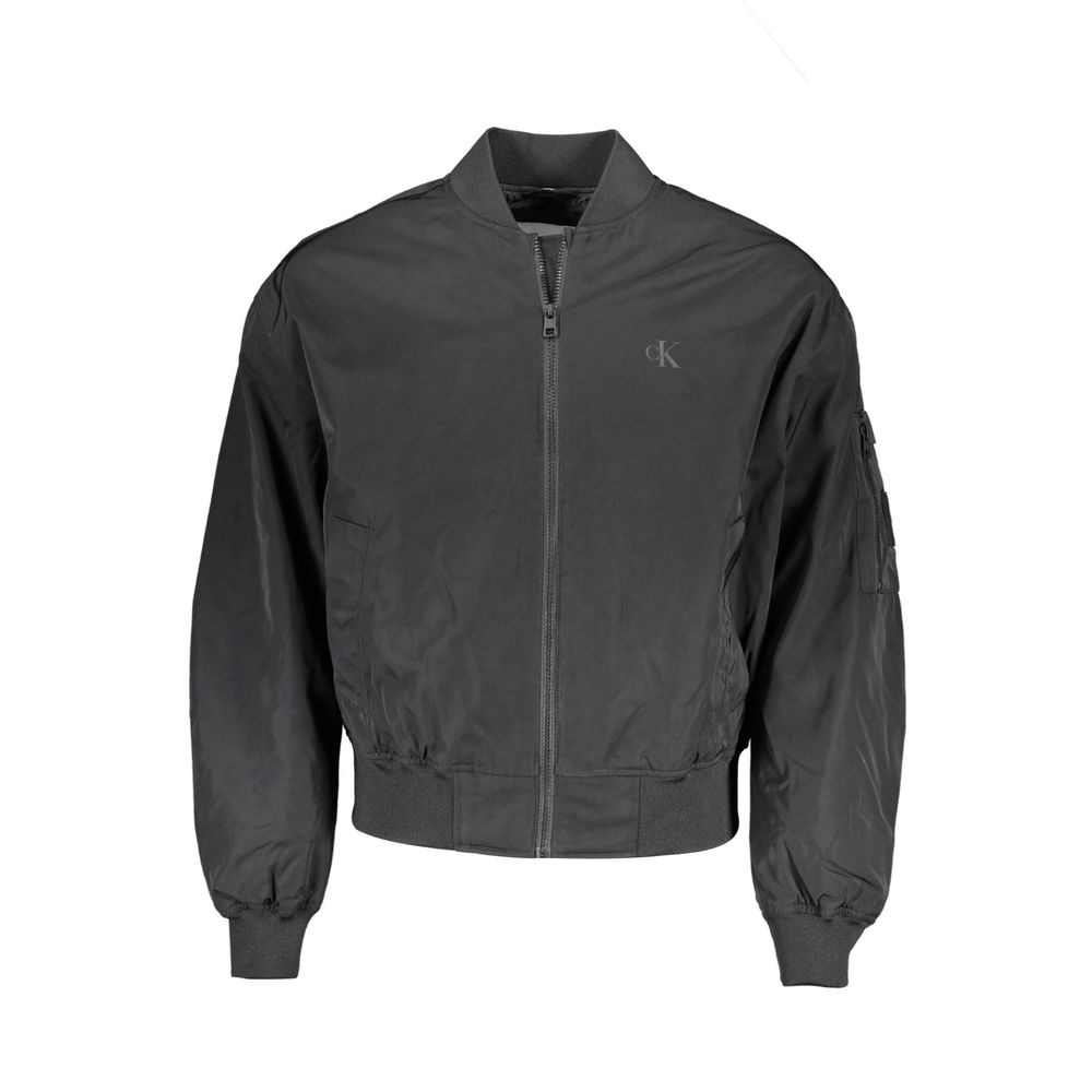 Calvin Klein Sleek Langærmet Jakke Med Lynlås