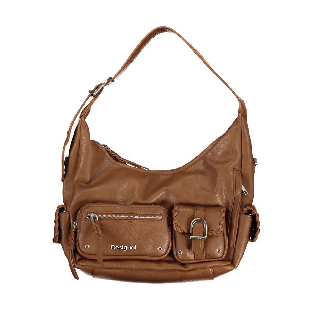Desigual Brun Polyethylen Håndtaske