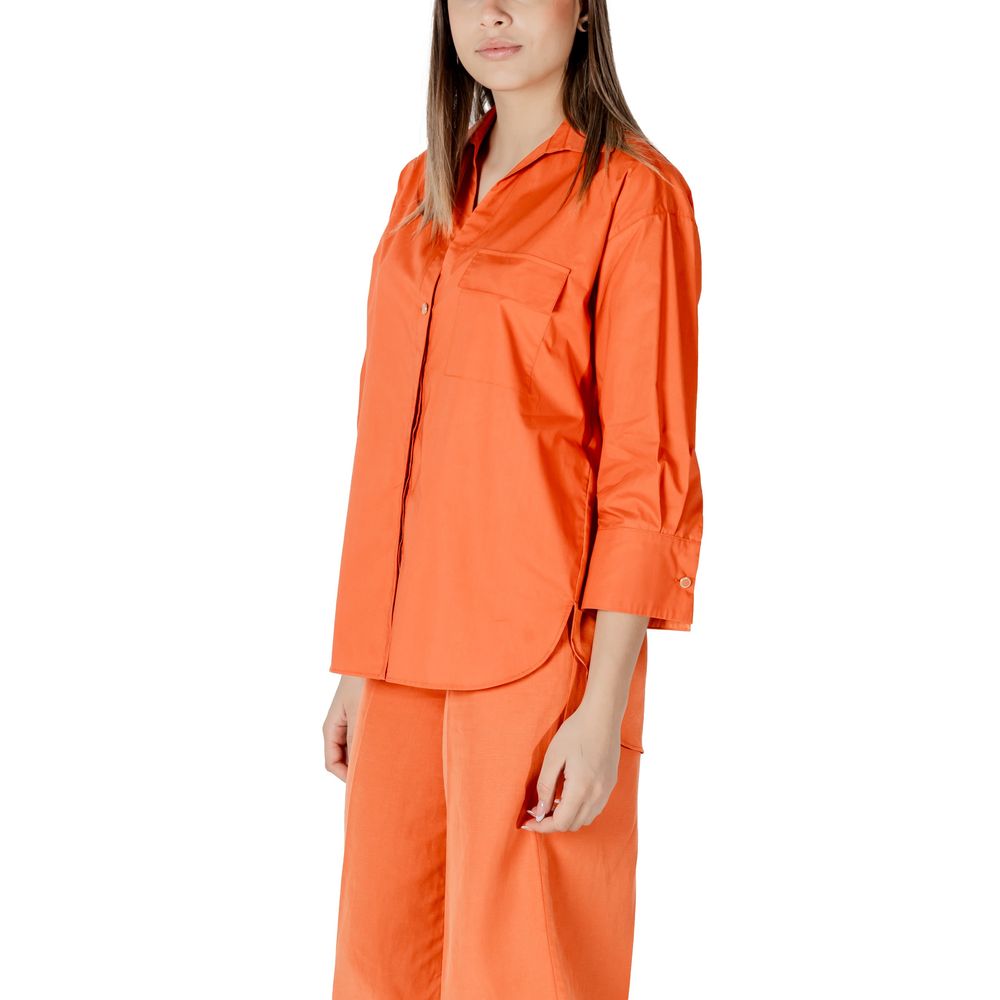 Liu Jo Orange Bomuldsskjorte