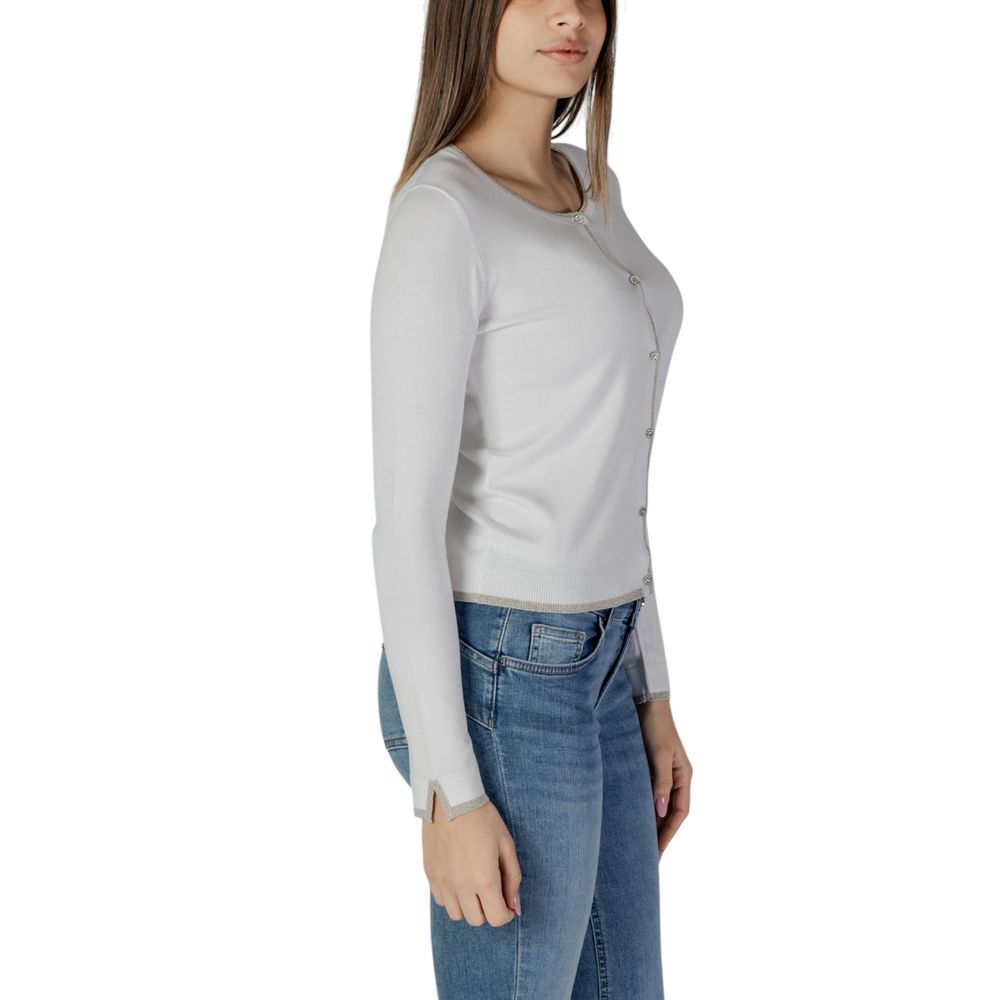 Liu Jo White Viscose Cardigan