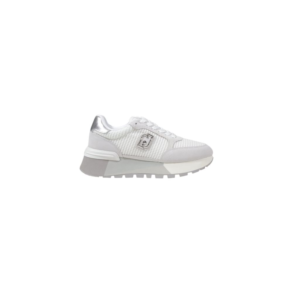 Liu Jo Sølvfarvet Lædersneaker