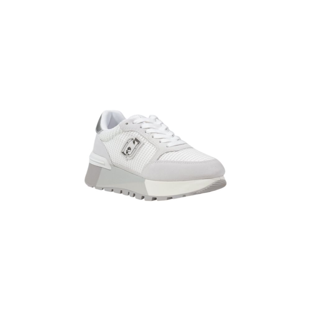Liu Jo Sølvfarvet Lædersneaker