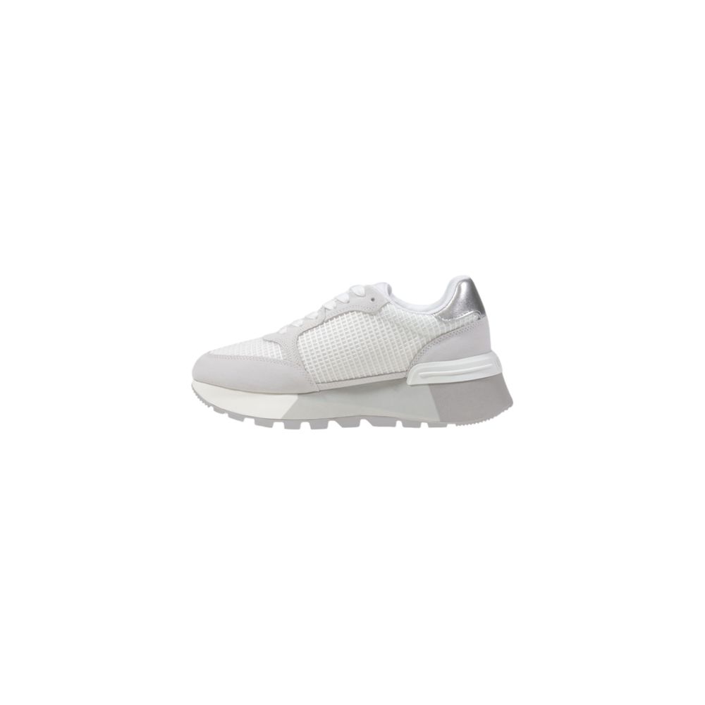 Liu Jo Sølvfarvet Lædersneaker