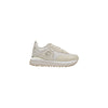 Liu Jo Cremefarvede Lædersneaker