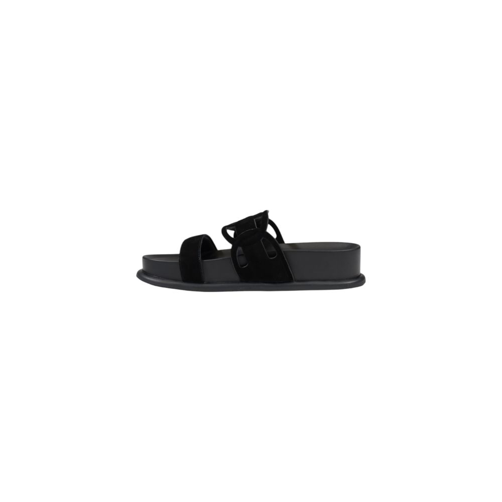 Liu Jo sort lædersandal